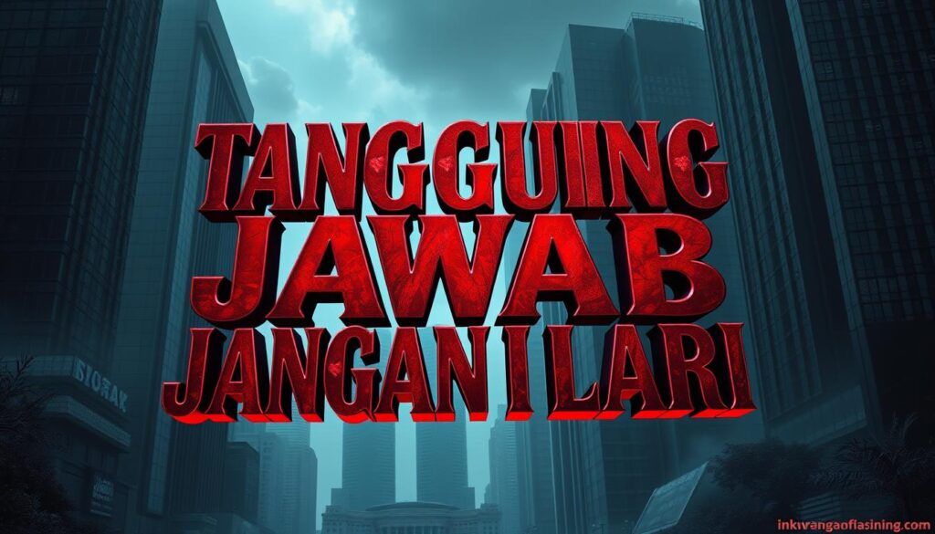 Tanggung Jawab Jangan Lari
