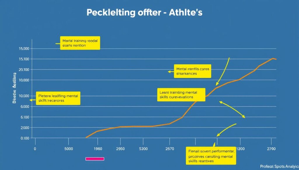 Grafik peningkatan performa atlet setelah mengintegrasikan Mental Skills Coaching dan Olahraga Terstruktur