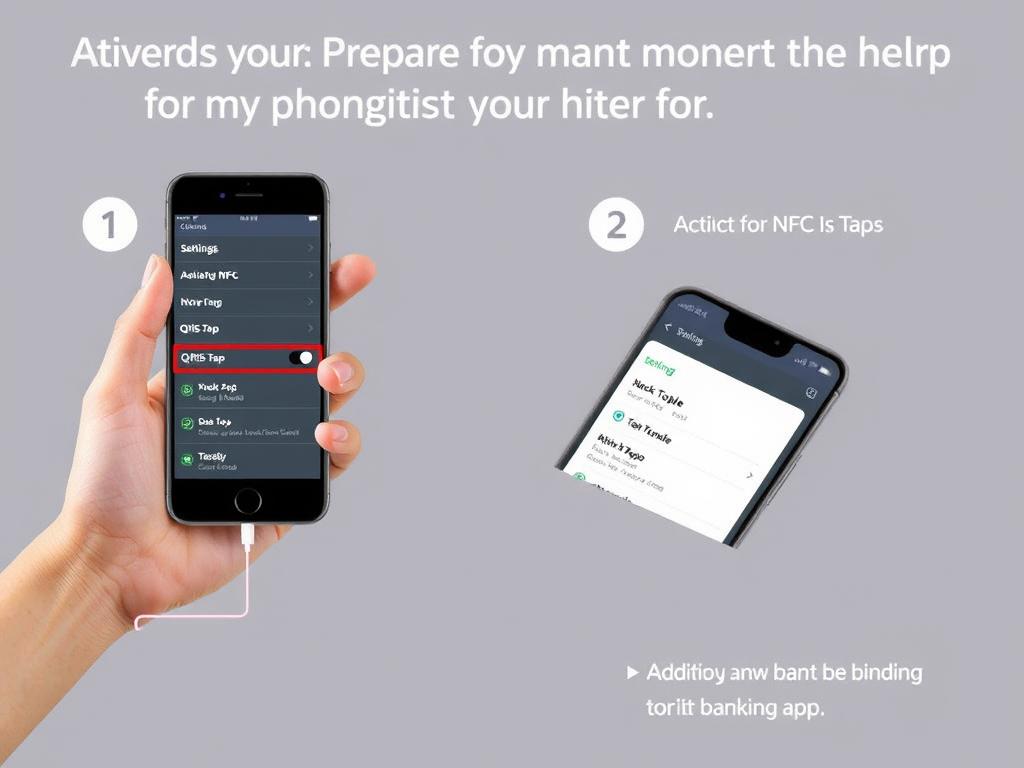 Persiapan mengaktifkan fitur QRIS Tap pada smartphone Persiapan mengaktifkan fitur QRIS Tap pada smartphone