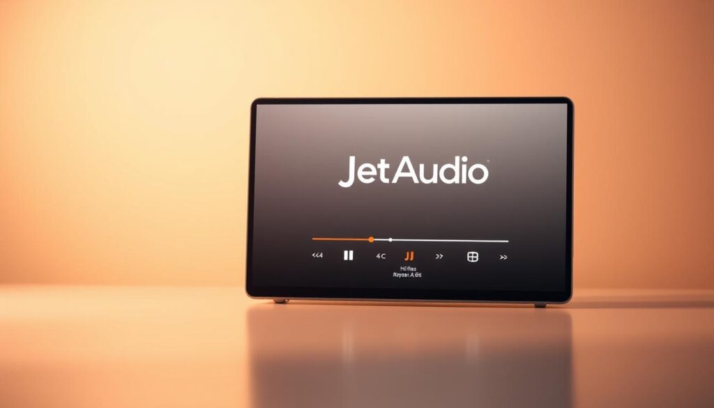 A sleek and modern music player interface, featuring the jetAudio Hi-Res logo prominently displayed. The screen showcases the playback controls, including the Repeat A-B function and playback speed adjustment options. The background is a soft, minimalist gradient, creating a clean and elegant aesthetic. The lighting is warm and diffused, casting a subtle glow on the interface elements. The overall composition is balanced and visually appealing, reflecting the advanced features and high-quality sound capabilities of the jetAudio Hi-Res music player. A sleek and modern music player interface, featuring the jetAudio Hi-Res logo prominently displayed. The screen showcases the playback controls, including the Repeat A-B function and playback speed adjustment options. The background is a soft, minimalist gradient, creating a clean and elegant aesthetic. The lighting is warm and diffused, casting a subtle glow on the interface elements. The overall composition is balanced and visually appealing, reflecting the advanced features and high-quality sound capabilities of the jetAudio Hi-Res music player.